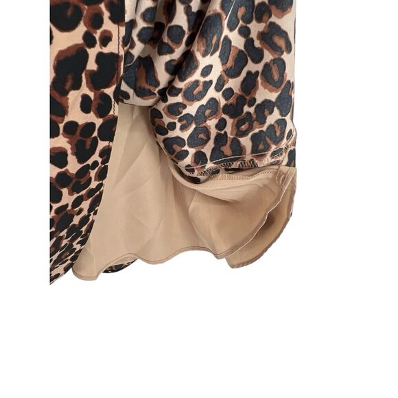 Loft‎ A-Line Skirt Women's Size 6 Animal Print Above Knee Lined Work Party - Picture 3 of 11